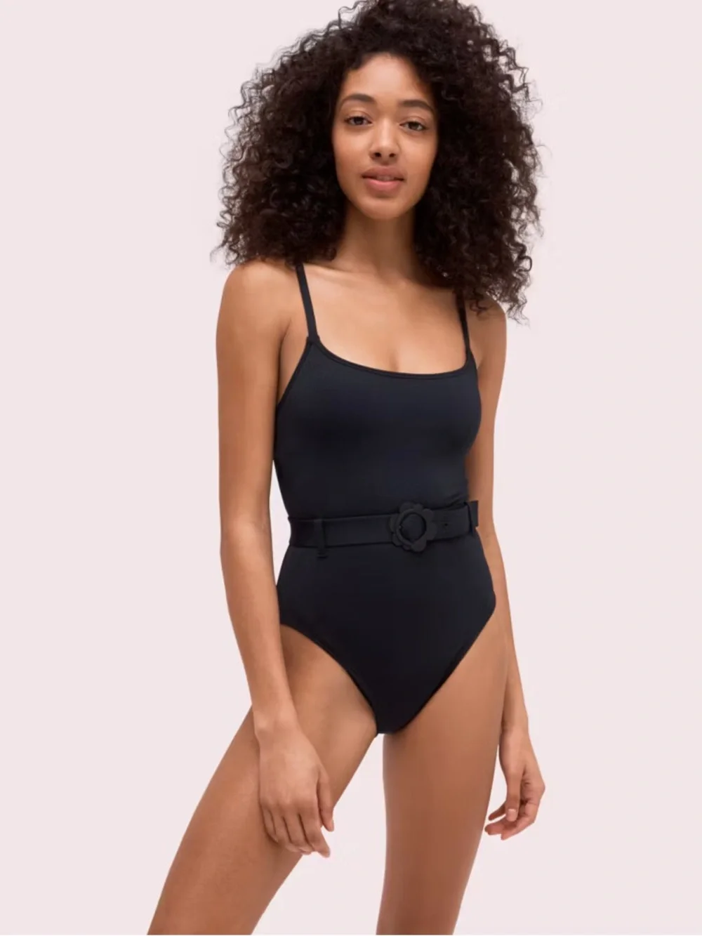 Kate Spade New York Daisy Buckle Classic One-Piece Swimsuit